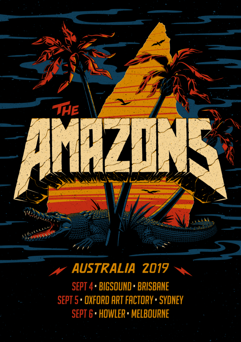 The Amazons Tour Posters on Inspirationde