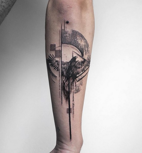 crow tattoo