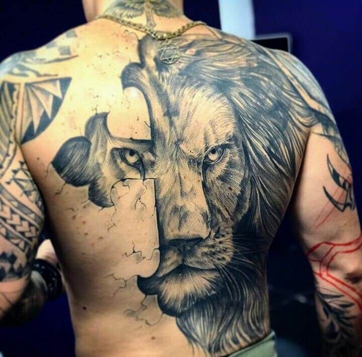 Lion Shoulder Tattoo 1 | Lion tattoo, Watercolor lion tattoo, Traditional lion  tattoo
